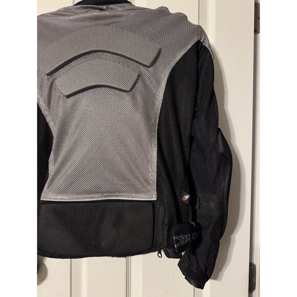 Women’s Joe Rockets Motorcycle Jacket Medium Black/Grey With Pads NEW - Picture 5 of 16